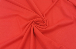 Кулирка (бельевая), хлопок (100% Х/Б), красный (алый), 15х15 см, (Арт: KT-100)