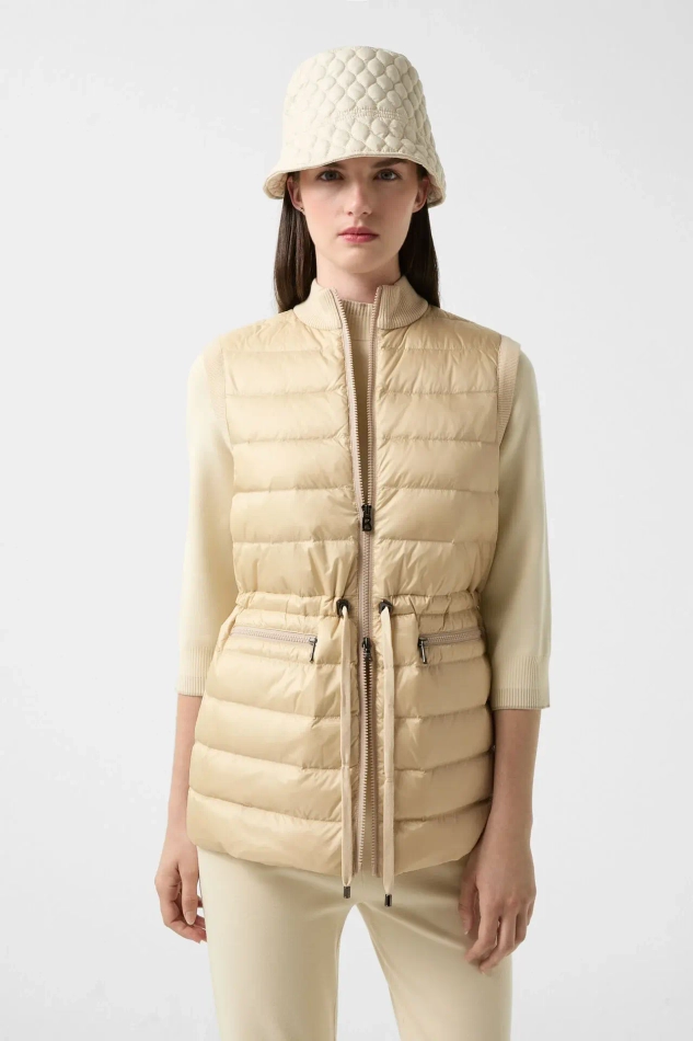 Куртка-жилет BOGNER ARINA-D1 в молочном цвете