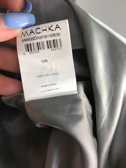 Платье Machka атласное из шерсти, маркировка 36, визуально 42 размер