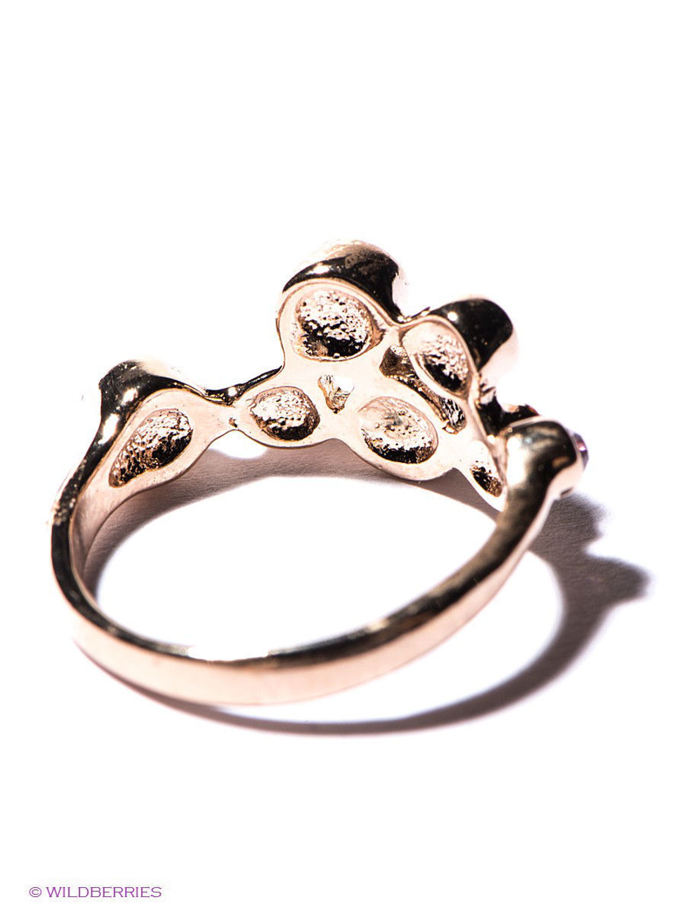 "Меренга" кольцо в золотом покрытии из коллекции "Десерт" от Jenavi