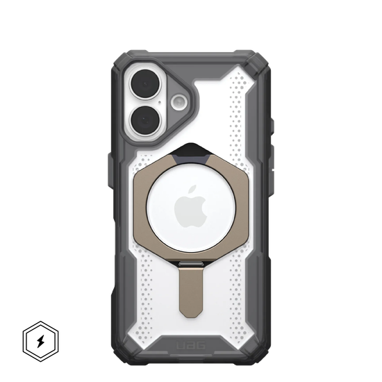 UAG Plasma XTE with MagSafe Series Case for Apple iPhone 16 Ash/Titanium (Прозрачный)