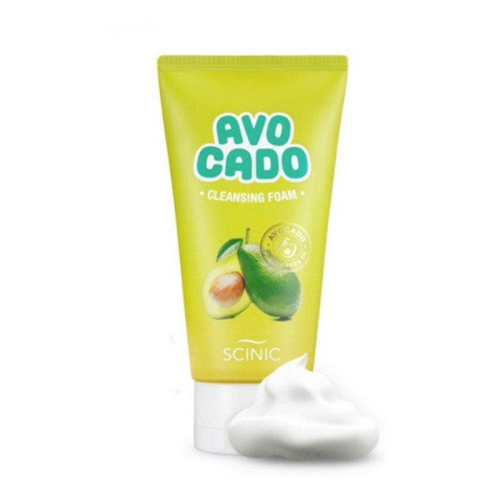 Scinic Avocado Сleansing Foam пенка для умывания с авокадо и гиалуроновой кислотой