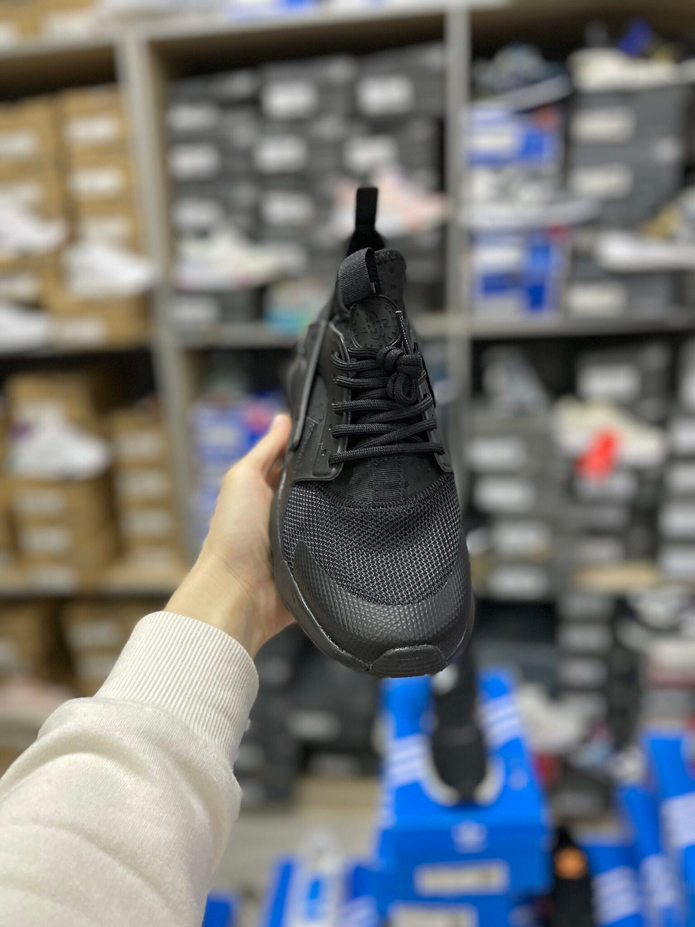 Nike huarache ultra run black online