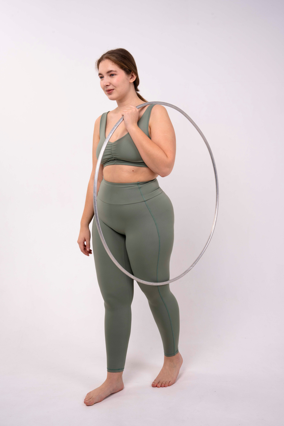 Спортивные леггинсы из бифлекса