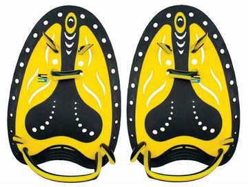 Лопатки для плавания Seac Pro черный/желтый