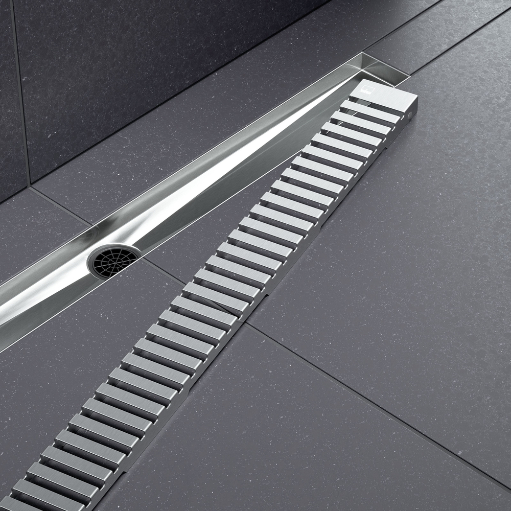Душевой лоток Drain System 800 DS230108/00 Хром, с вставкой «Lines»