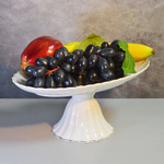 Фруктовница 30,5см на ножке "Золотая линия", 202485