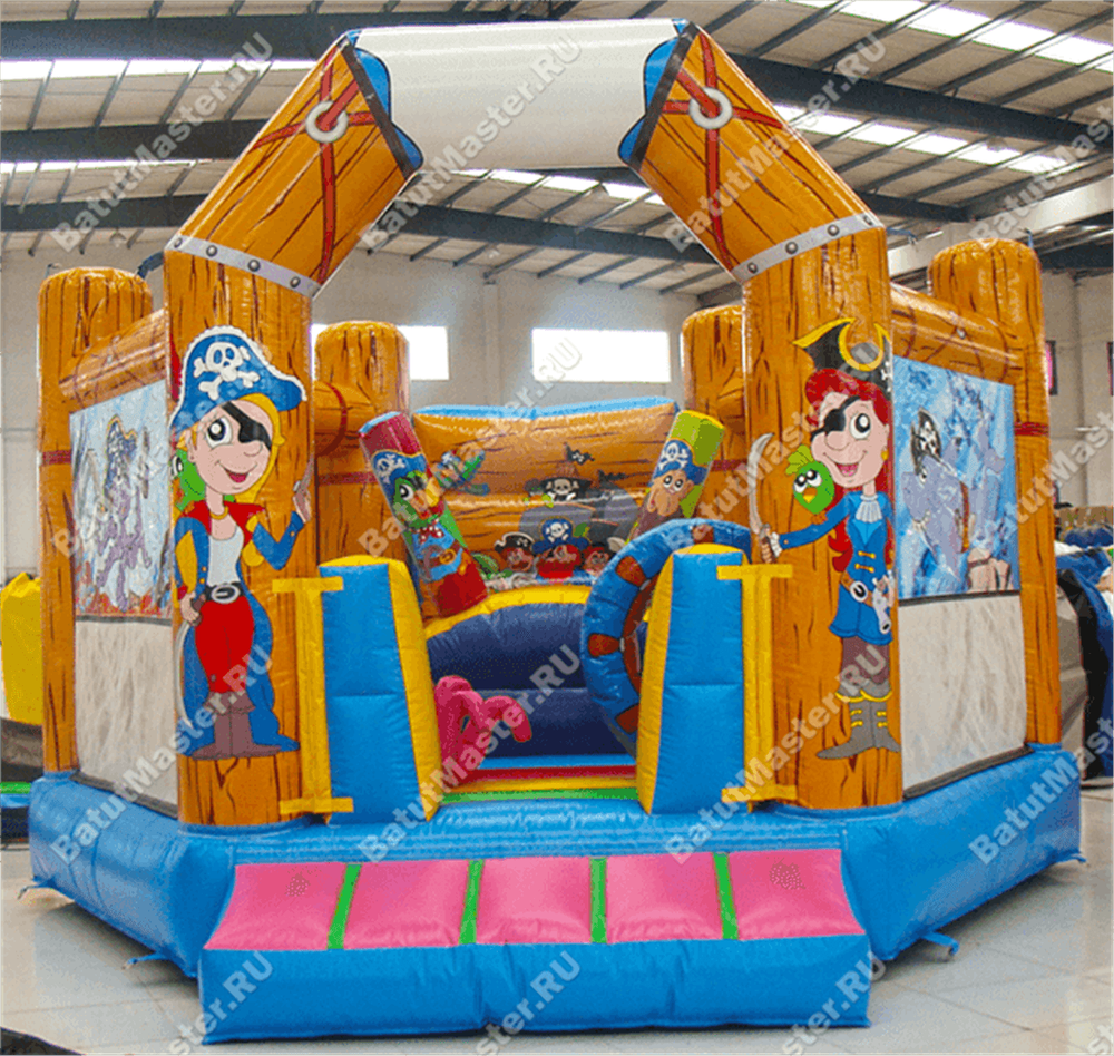 Коммерческий надувной батут "Весёлый пират"