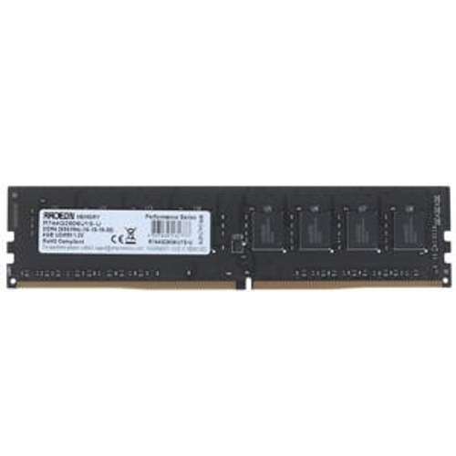Модуль памяти DIMM DDR4 4Gb, 2666Mhz, AMD Radeon R7 Performance Series (R744G2606U1S-U)