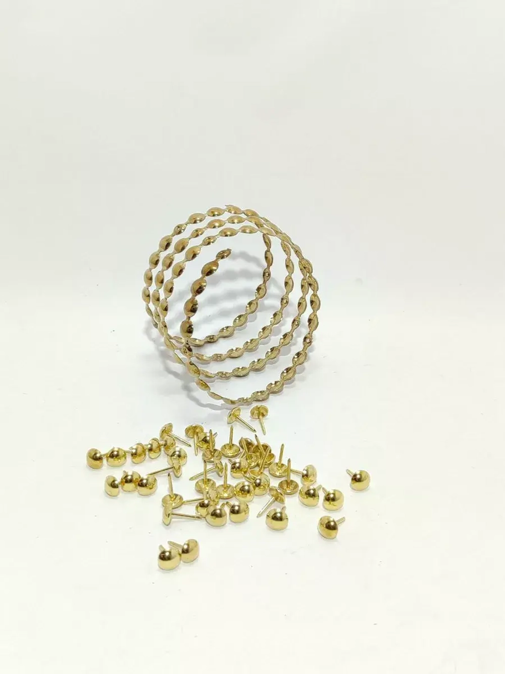 Гвоздевая лента для мебели "Золото" молдинги для мебели