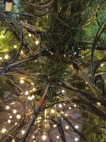 Елка с гирляндой 2в1 «Венецианская» (Литая+пвх) 210 см / 2,1 м