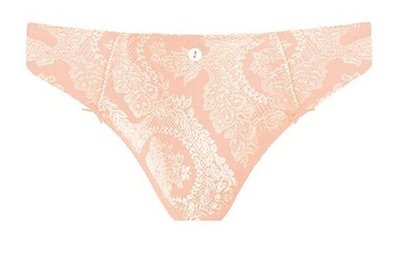 Трусы-стринги Lilly Rose с декоративными вставками из кружева (Размер: 46) (Цвет: персиковый)