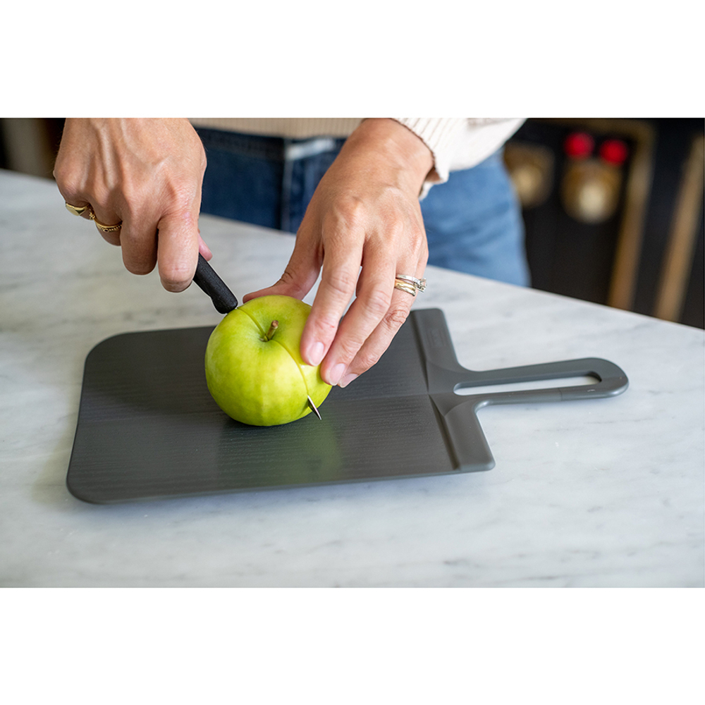 Доска разделочная snap, organic, 16,5х33,4 см, темно-серая