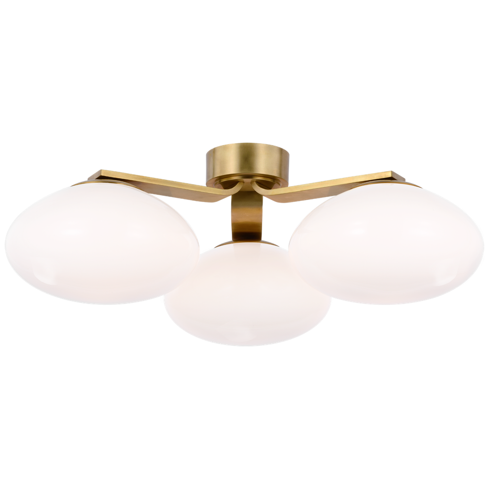 Потолочный светильник Visual Comfort Marisol XL Triple Flush Mount (Open Box)
