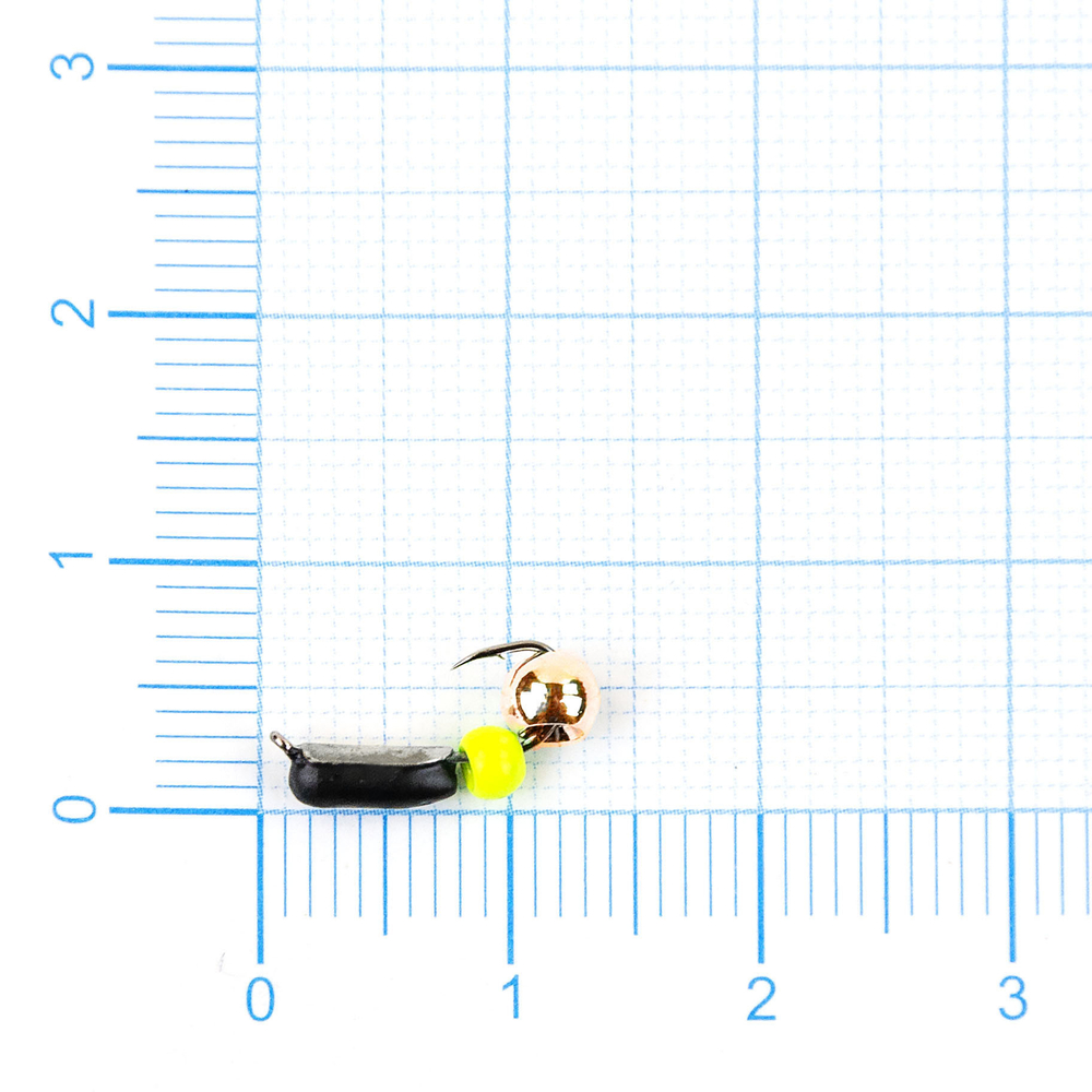 Мормышка Владимирская 615 "Гвоздик Тандем" с коронкой, 2.5мм, 0.7гр (10шт/уп)