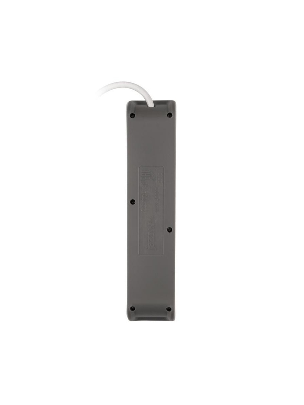 Удлинитель 4х3м с заземл. с выкл. бел. ET-04-300W (4х3.0) JAZZway 5051812