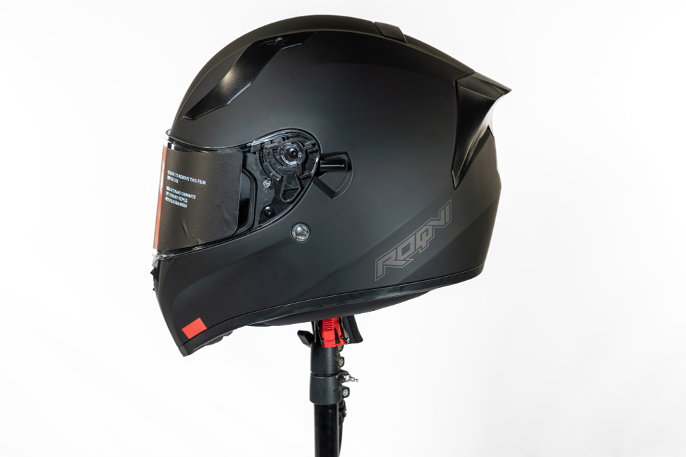 Мотошлем ROQVI DEVIL черный/красный матовый (Мотошлем ROQVI DEVIL черный/красный матовый)