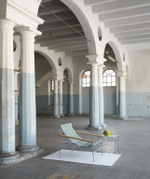 Столик кофейный металлический Scab Design Dress Code, голубой