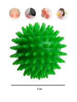 Watermelon Мяч массажный жесткий с шипами "Ёжик" 7 см, мячик массажный, игольчатый, для детей и взрослых, мяч для МФР