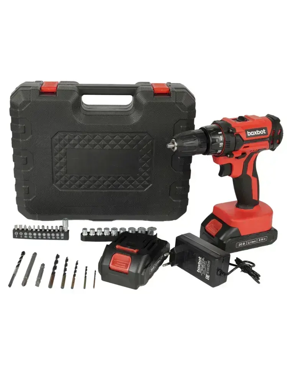 Аккумуляторная дрель-шуруповерт Boxbot CD-2020L-2CA