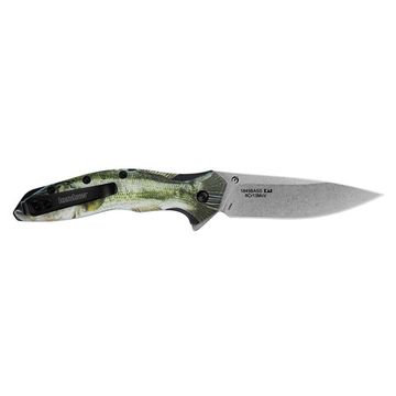 Нож KERSHAW 1845BASS Shoreline с клинком из стали 8Cr13MoV, рукоять Алюминий