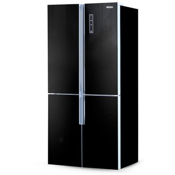 Холодильник Ginzzu NFK-510 Black glass