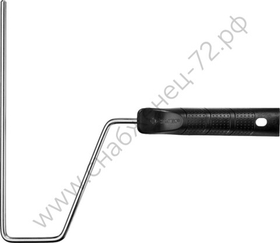 ЗУБР 240 мм, бюгель 6 мм, полипропилен, Ручка для валиков, СТАНДАРТ (05683-24)