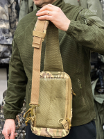 Сумка однолямочный тактический 7.62, 7 л, Мультикам