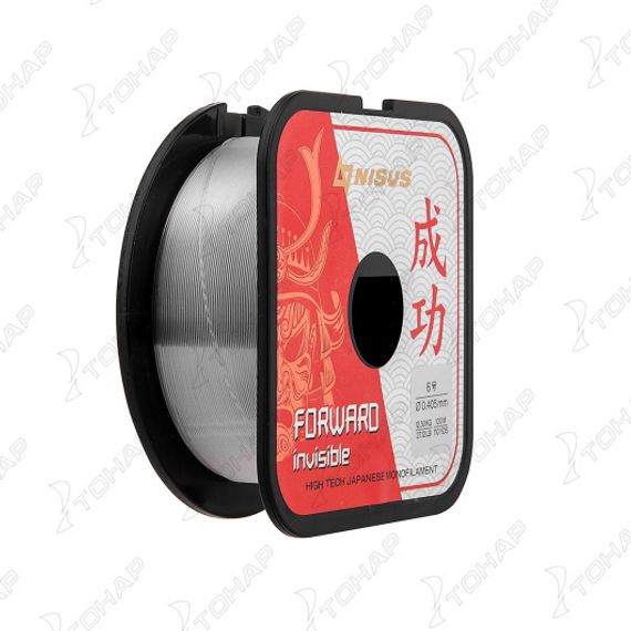 Леска FORWARD Invisible 0,405mm/100m Nylon (N-FI-0405-100) Nisus