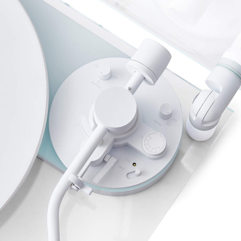 Виниловый проигрыватель Transparent Turntable, белый