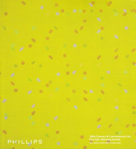 Каталог аукциона Phillips, Нью-Йорк, Искусство ХХ века и современное искусство: утренний аукцион от 13 ноября 2019 года