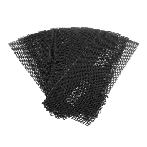 31-8-112 Сетка абразивная карбид кремния, основа - стекловолокно, Р120, 105х280мм 10шт