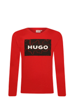 Лонгслив HUGO KIDS - красный(G25137)