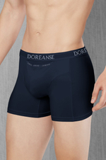 Мужские трусы-боксеры с горизонтальным гульфиком Doreanse Cotton Premium (Размер: S) (Цвет: темно-синий)