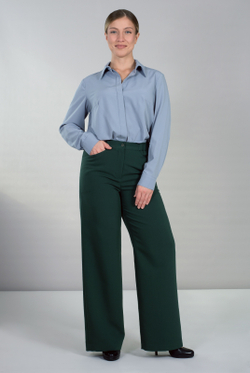 Брюки женские 3393ВЕ, Изумрудный #489Из023393ВЕ