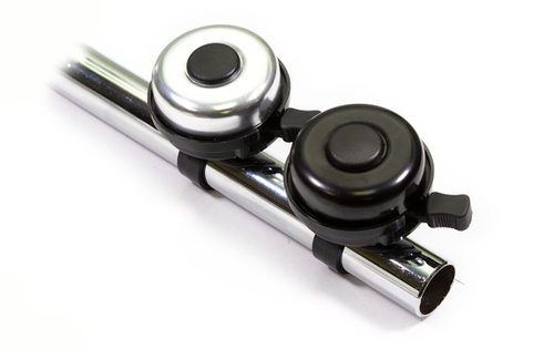 Звонок механический, d 46мм, алюминий-пластик, черный