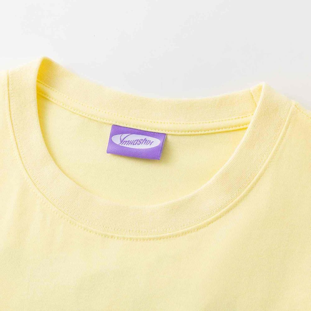 Футболка Ymkashix Logo Face желтая