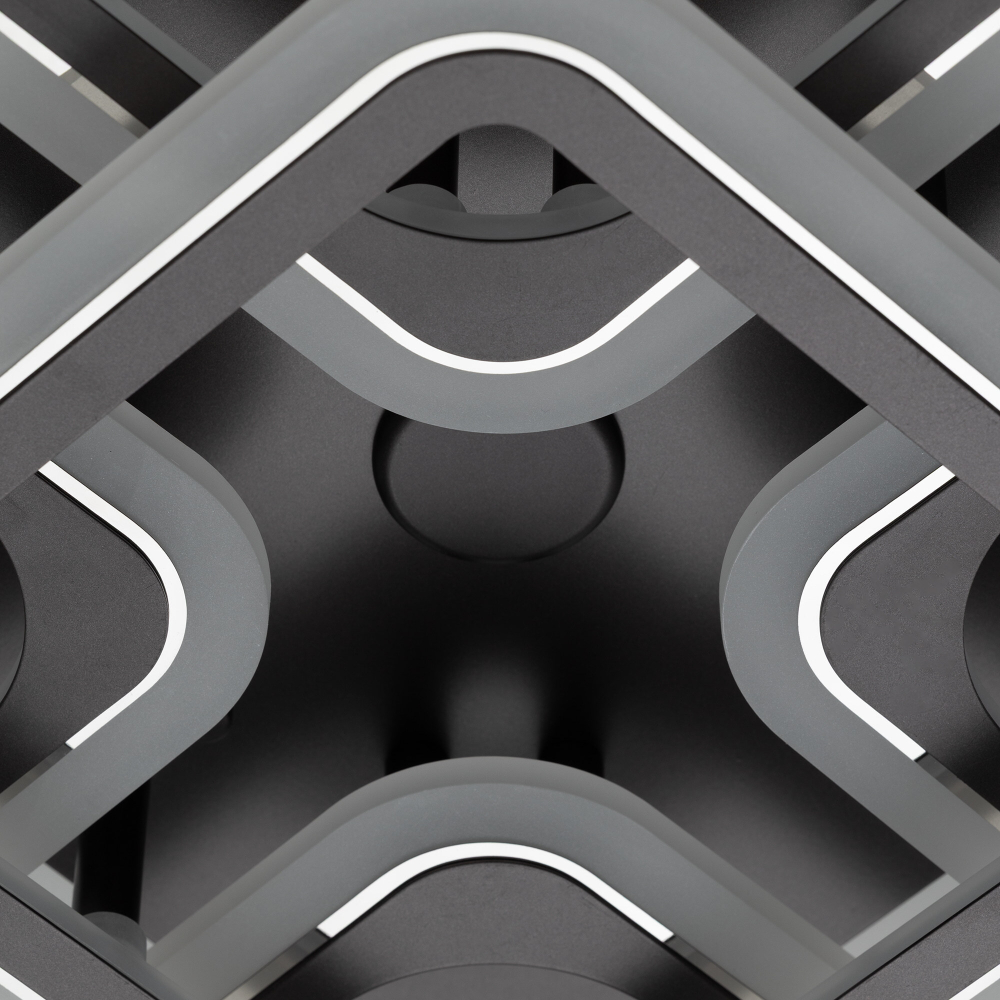 Citilux Марсель Смарт CL232A155E RGB Умная люстра Чёрная