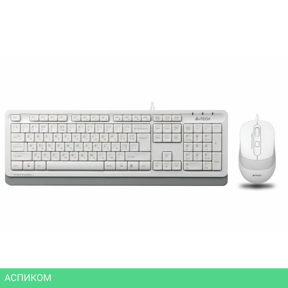 Набор периферии A4 Fstyler F1010 белый/серый