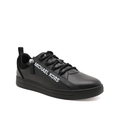 Кожаные кроссовки keating zip Michael Kors - черный(42S3KEFS8L)