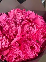 Пионы серый крафт