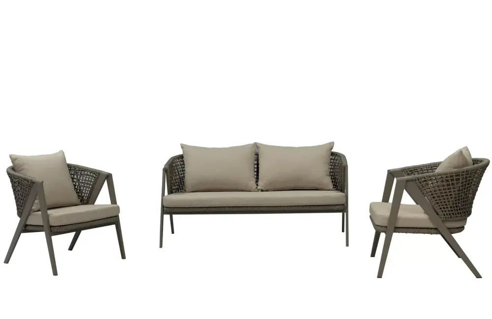 "Амстердам" комплект садовый для лаунж-зоны, цвет серый