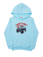 Толстовка с капюшоном "Born to Ride" HK15 116-122 мальч. голуб.