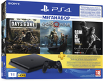 Бандл PlayStation 4 Slim 1000Gb Б/У + Жизнь После/GW/TLOU