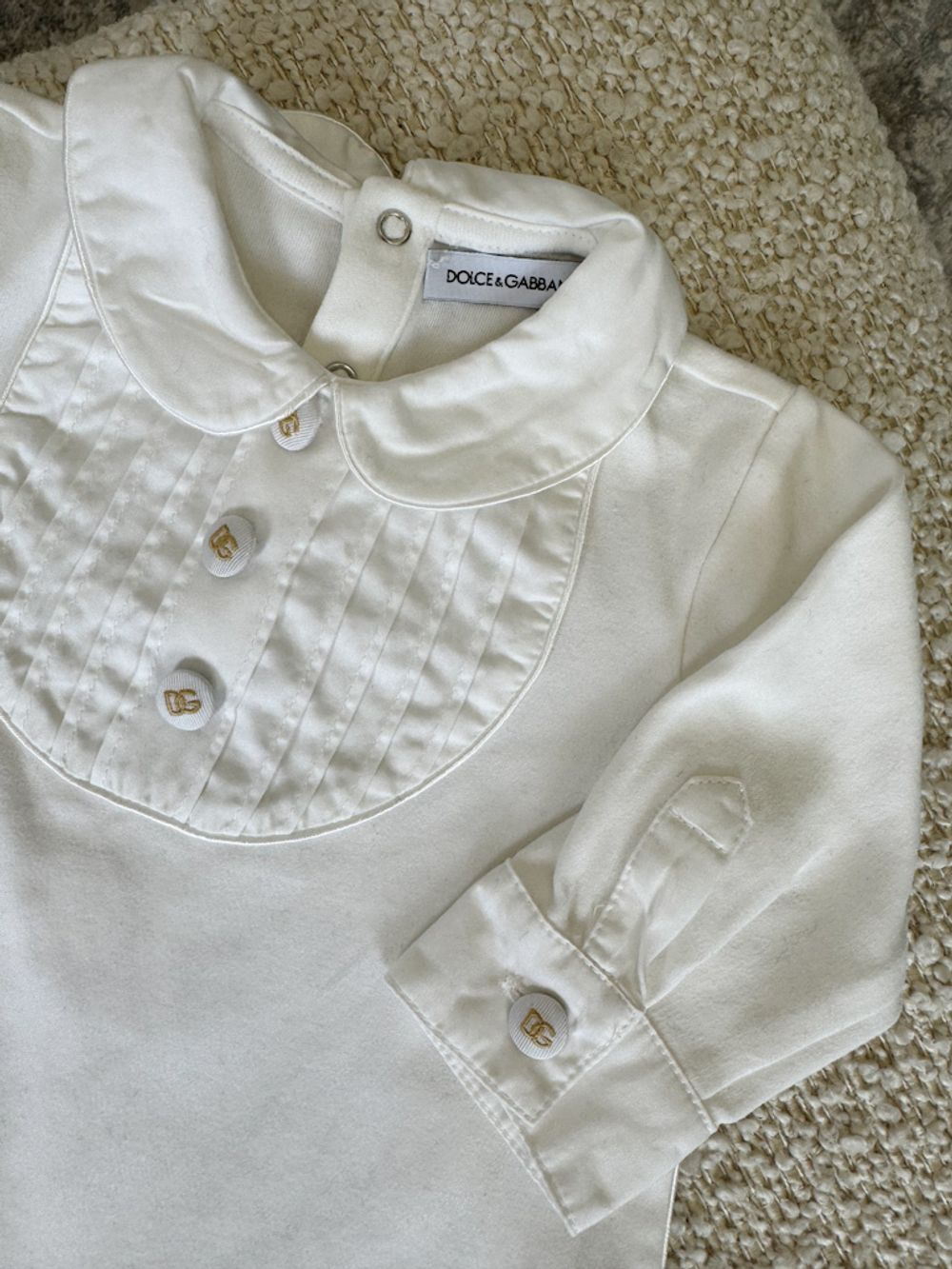 Новый хлопковый комбинезон слип Dolce & Gabbana, 56