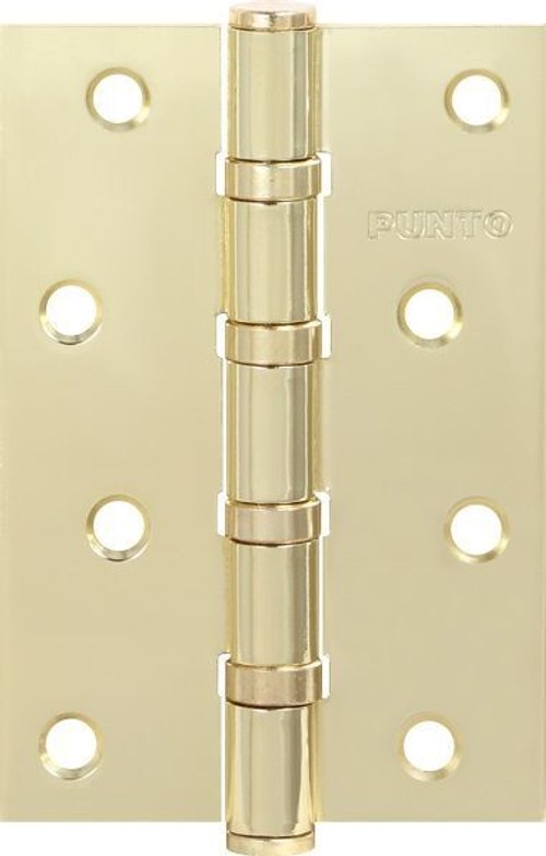 [ТОВАРА НЕТ В НАЛИЧИИ] Петля стальная врезная Пунто 4B 100*70*2.5 SB, цвет золото матовое (гарантия - 1 месяц)