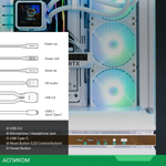 Корпус Zalman P40 Namu White