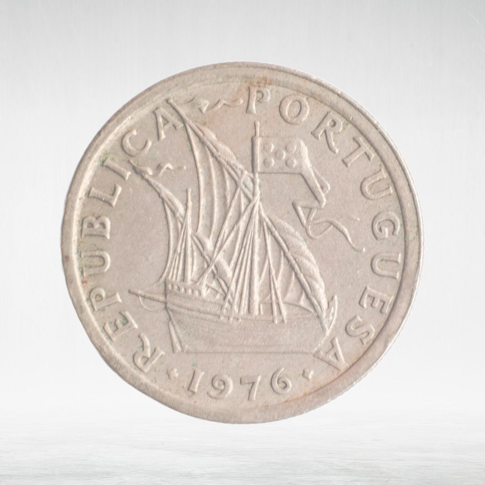 Portugal, 2.50 Escudos, 1976, VF