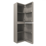 Шкаф Vincea Caprise VSC-4CA150MLG-R подвесной, правый, 1500*404*350, светло-серый матовый