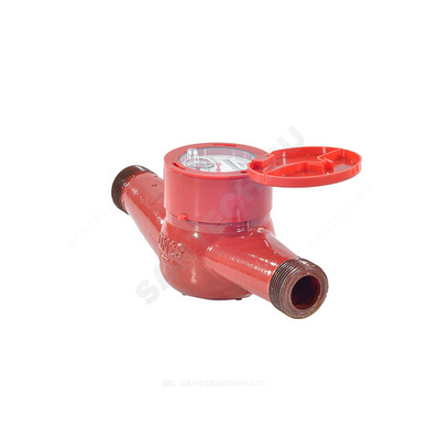 Счётчик г/в и х/в крыльчатый многоструйный Ду 25 Ру16 Qn=3,5 м3/ч 120С L=260мм резьба В/К класс В IP67 ВСКМ 90 Декаст 72-25-01